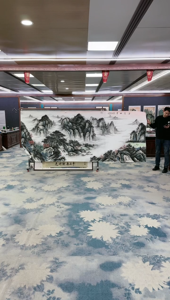 绘画z邵明义-山水国画-大丈二