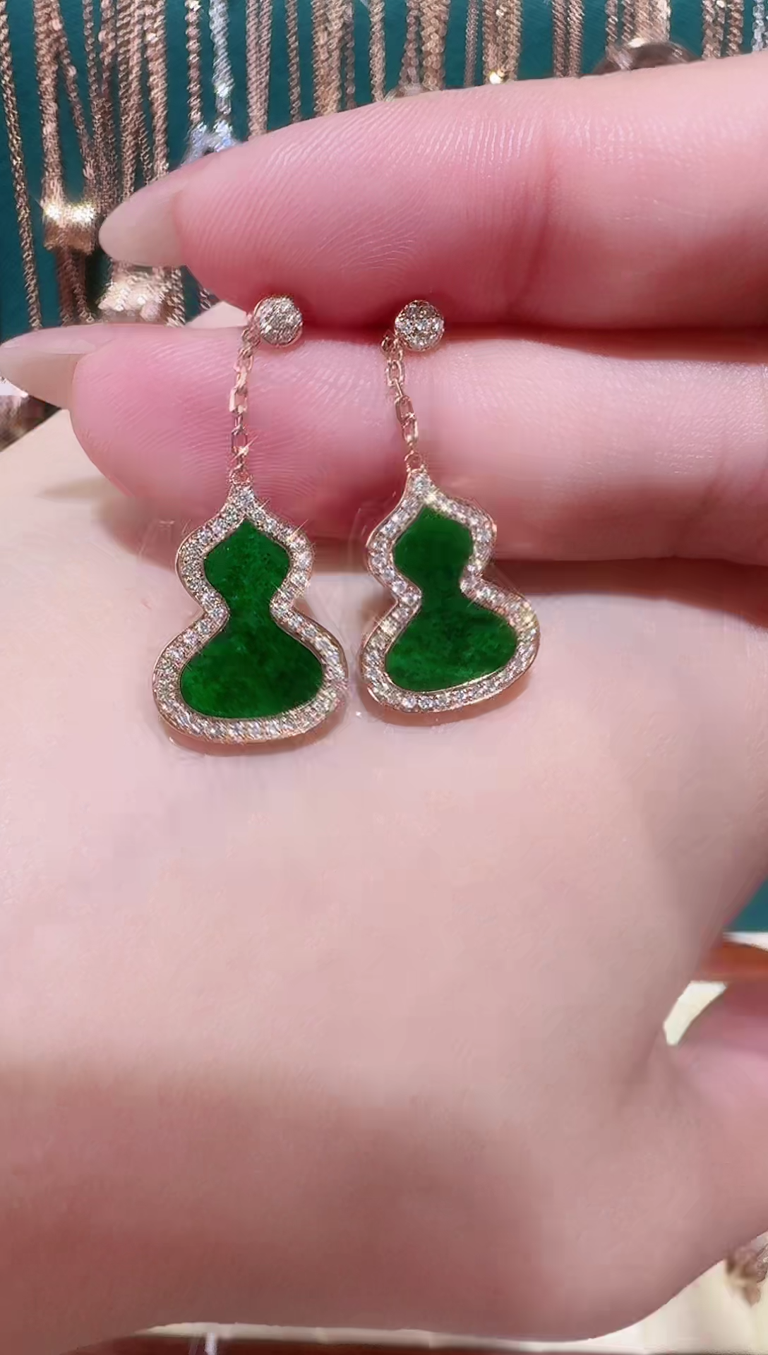 【闪购商品】翡翠耳饰未镶嵌耳环