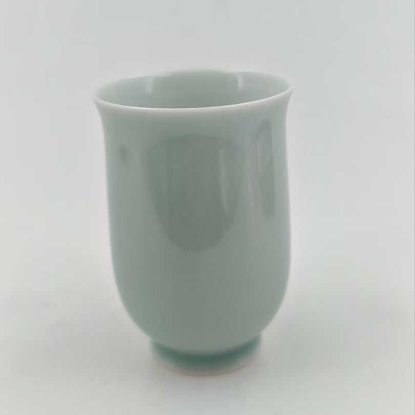 景德镇官方甄选  镇窑 影青釉玉兰杯G