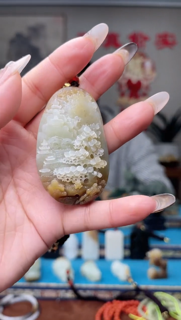 【闪购商品】和田玉挂件未镶嵌1