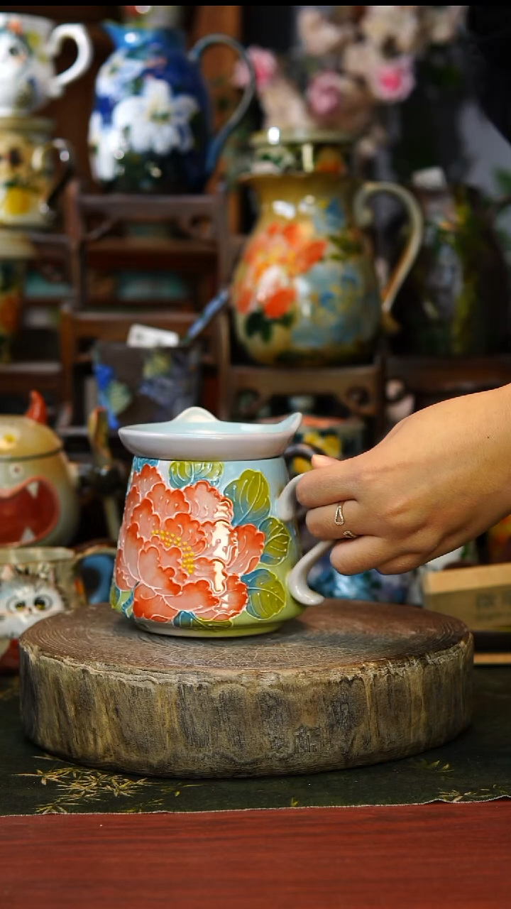 陶瓷104景德镇手工釉下彩陶瓷