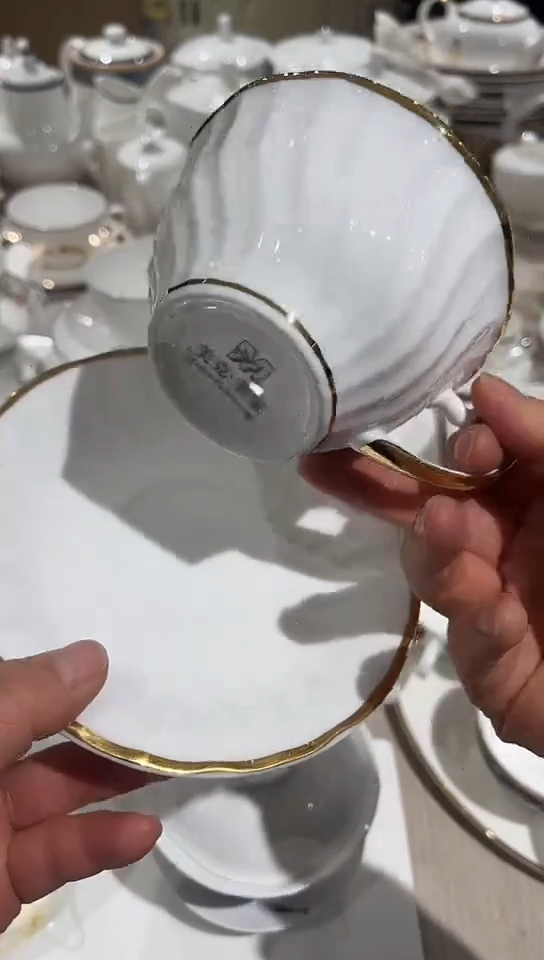 瓷咖啡杯碟1套隆达骨瓷美克标