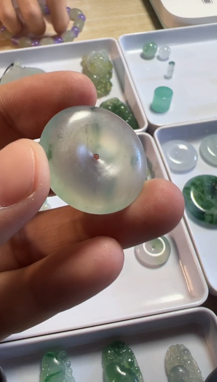 未镶嵌定制翡翠翡翠扣子