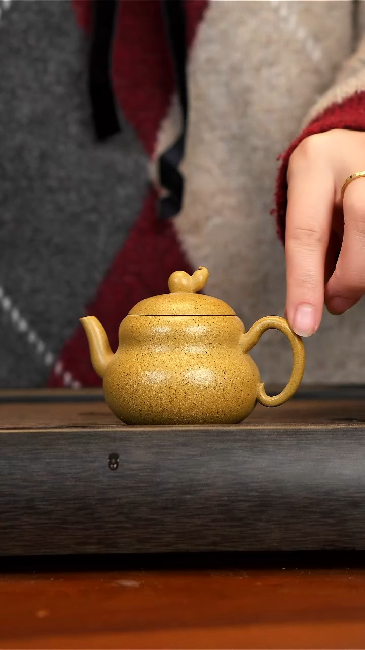 【闪购商品】紫砂茶壶黄段泥葫芦壶