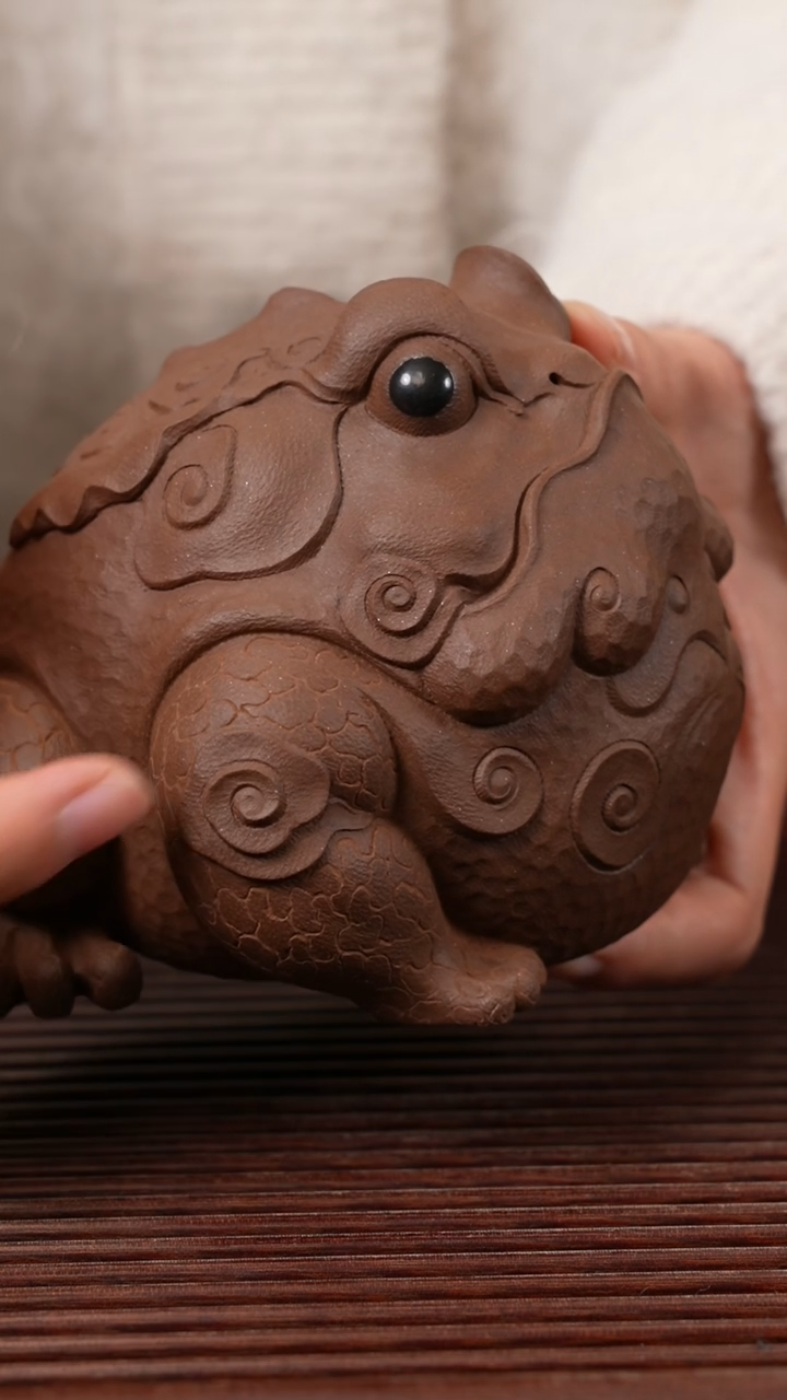 【闪购商品】紫砂茶宠大富贵蛙