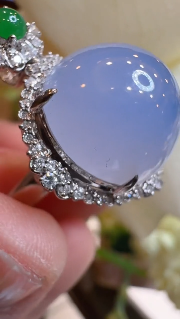 【闪购商品】翡翠戒指18K金镶嵌多样性团购发一件