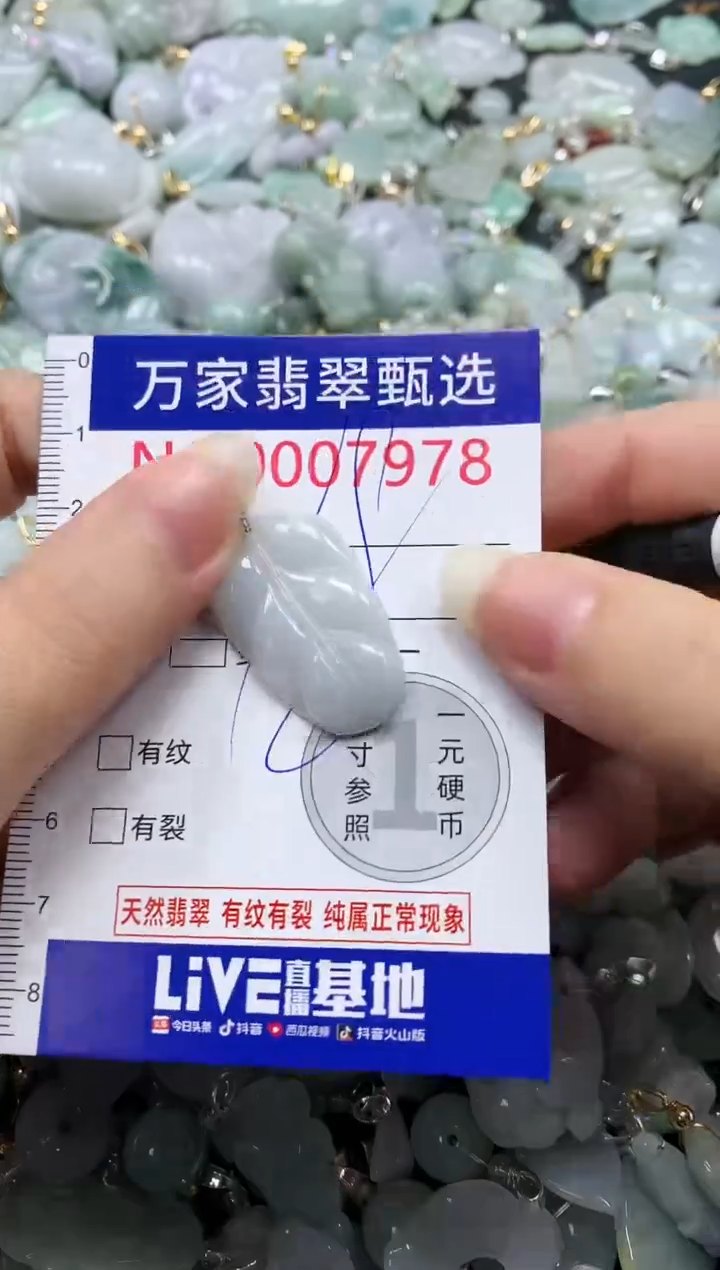 吊坠(不含链)未镶嵌翡翠7978