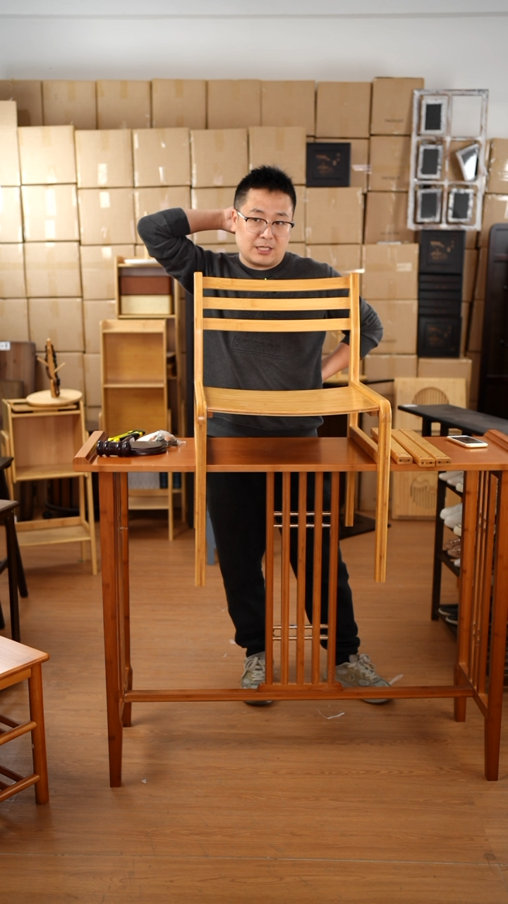 竹     原色餐椅