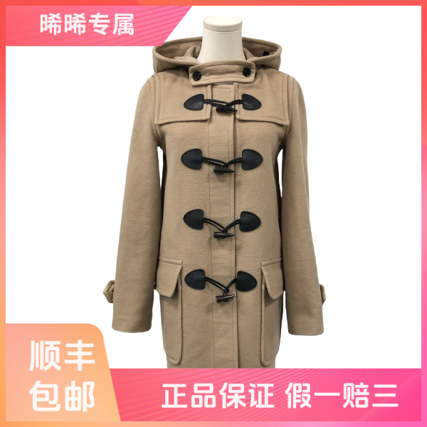 妃鱼/博柏利/羊毛/大衣/95新/s零九零五