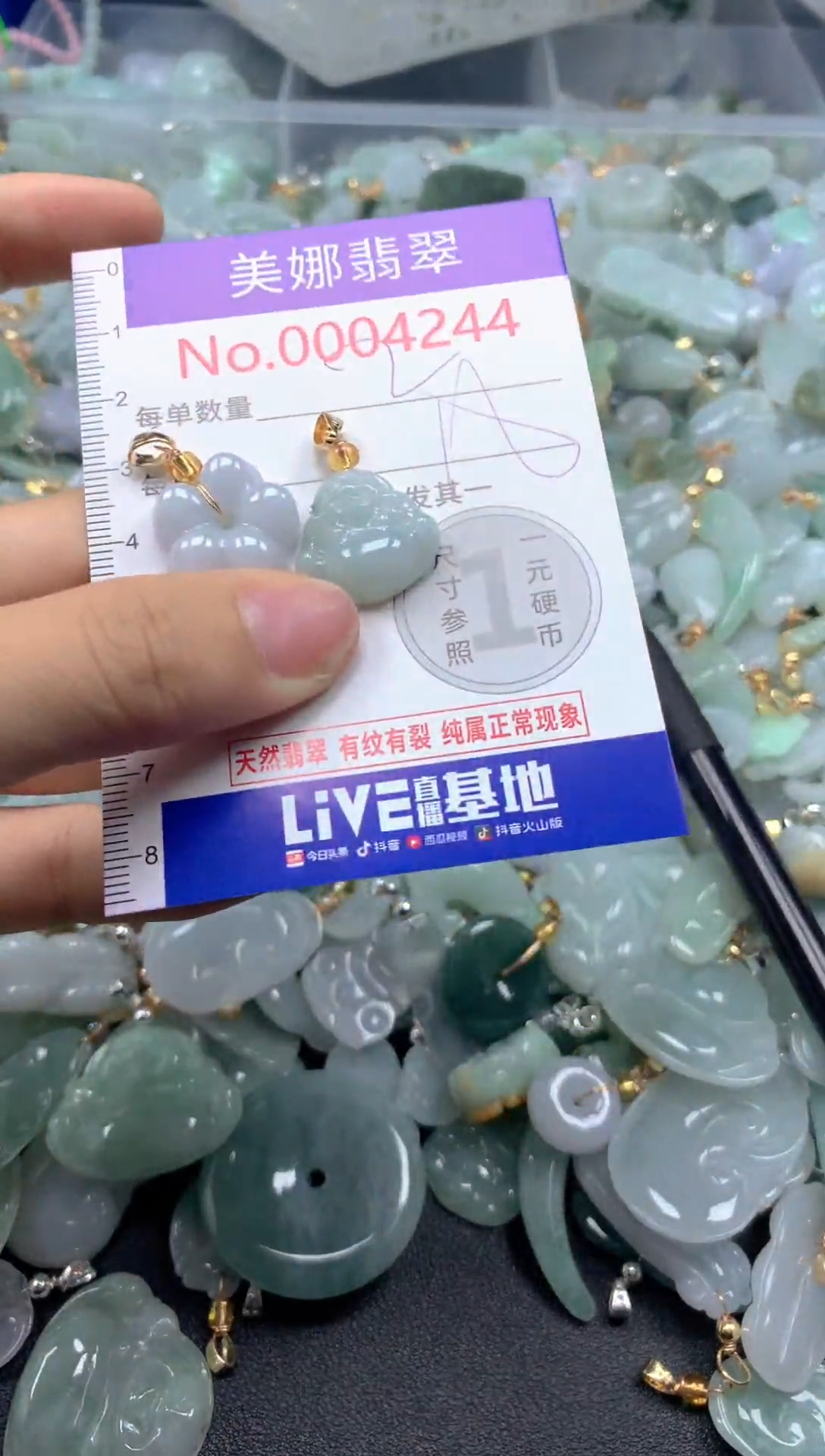 颈饰未镶嵌翡翠4244