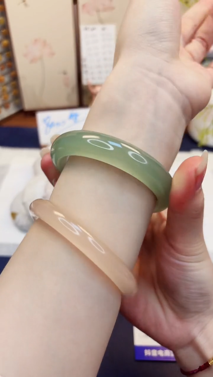 【闪购商品】石英质玉未镶嵌手镯278-东陵玉-圈口58