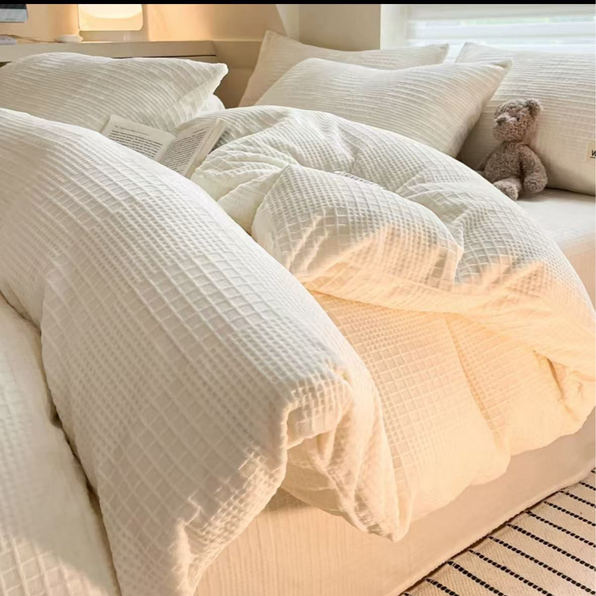 加厚牛奶绒被套150x200