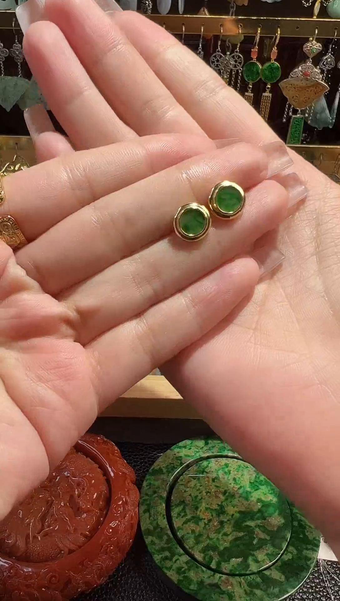 【闪购商品】翡翠挂件未镶嵌翡翠