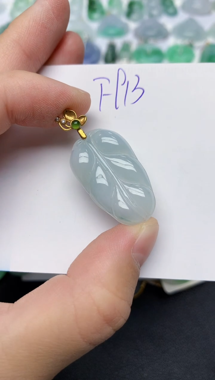 颈饰未镶嵌翡翠天然缅甸A货翡翠百元以上9元证书费自理