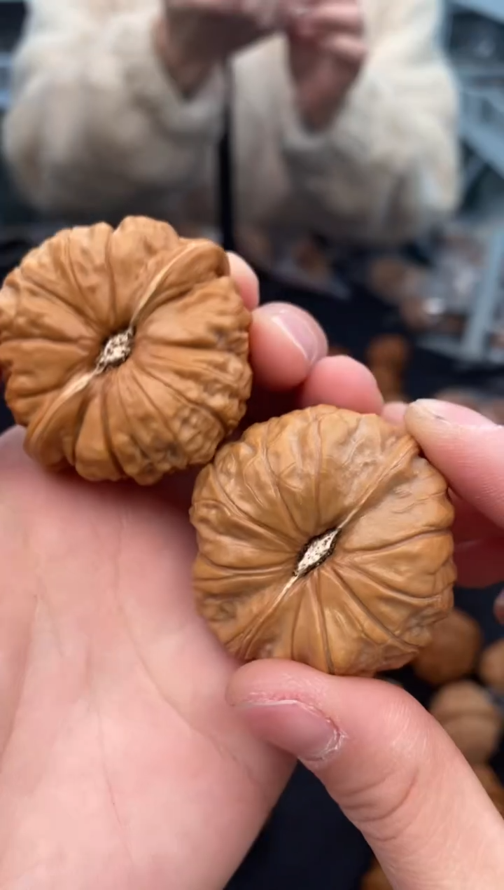 【闪购商品】文玩核桃把件南瓜墩42-u843