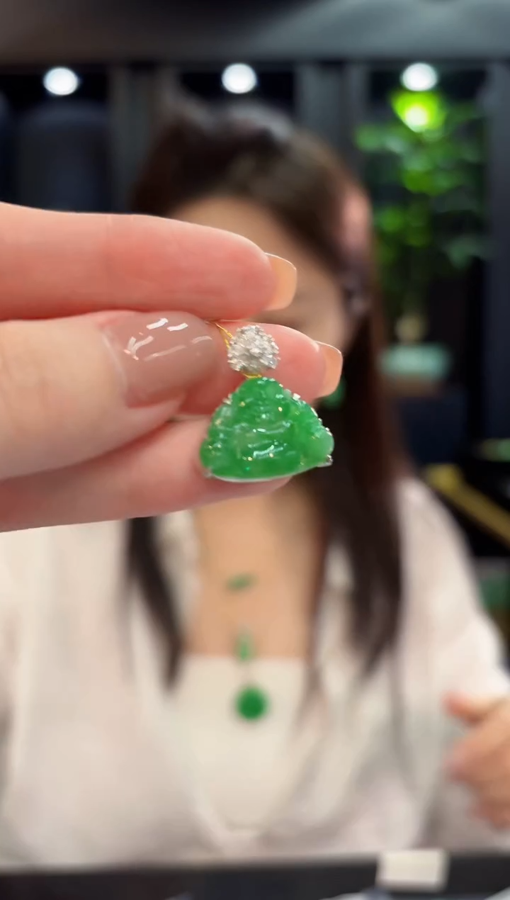 颈饰未镶嵌翡翠 缅甸A货/支持复检/一件