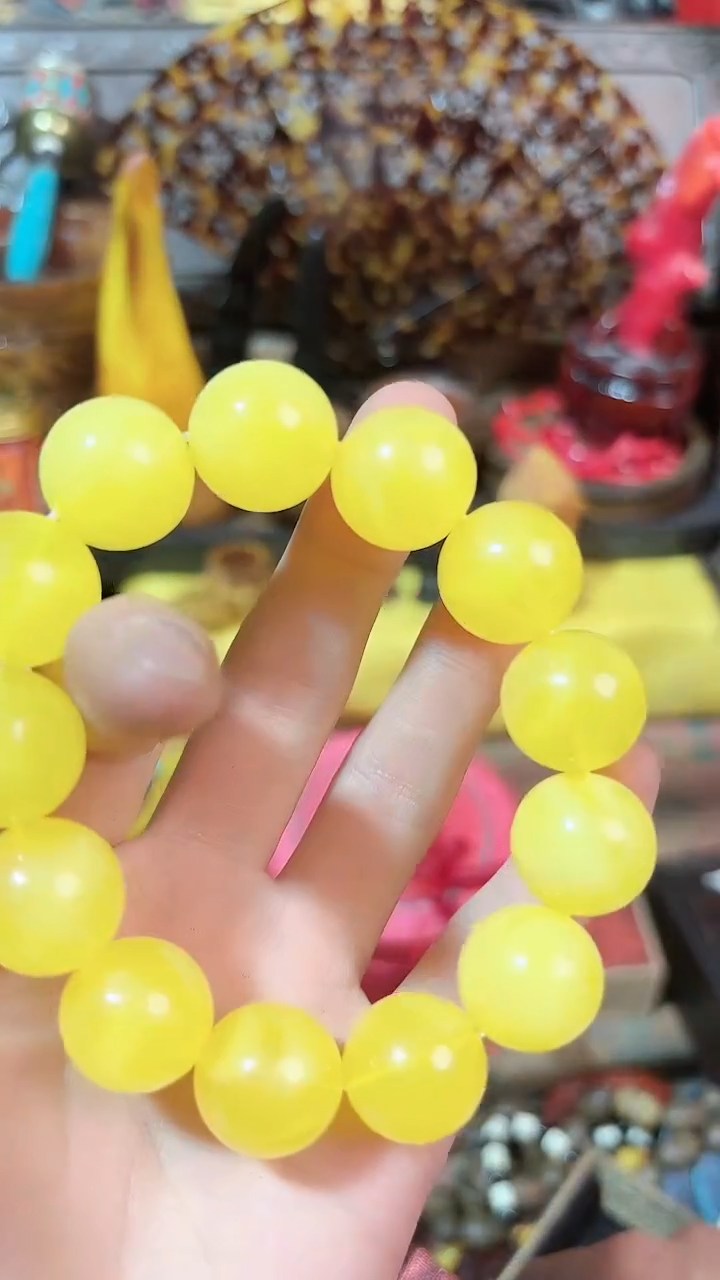 【闪购商品】蜜蜡手链未镶嵌浩最帅哈哈哈哈哈哈哈