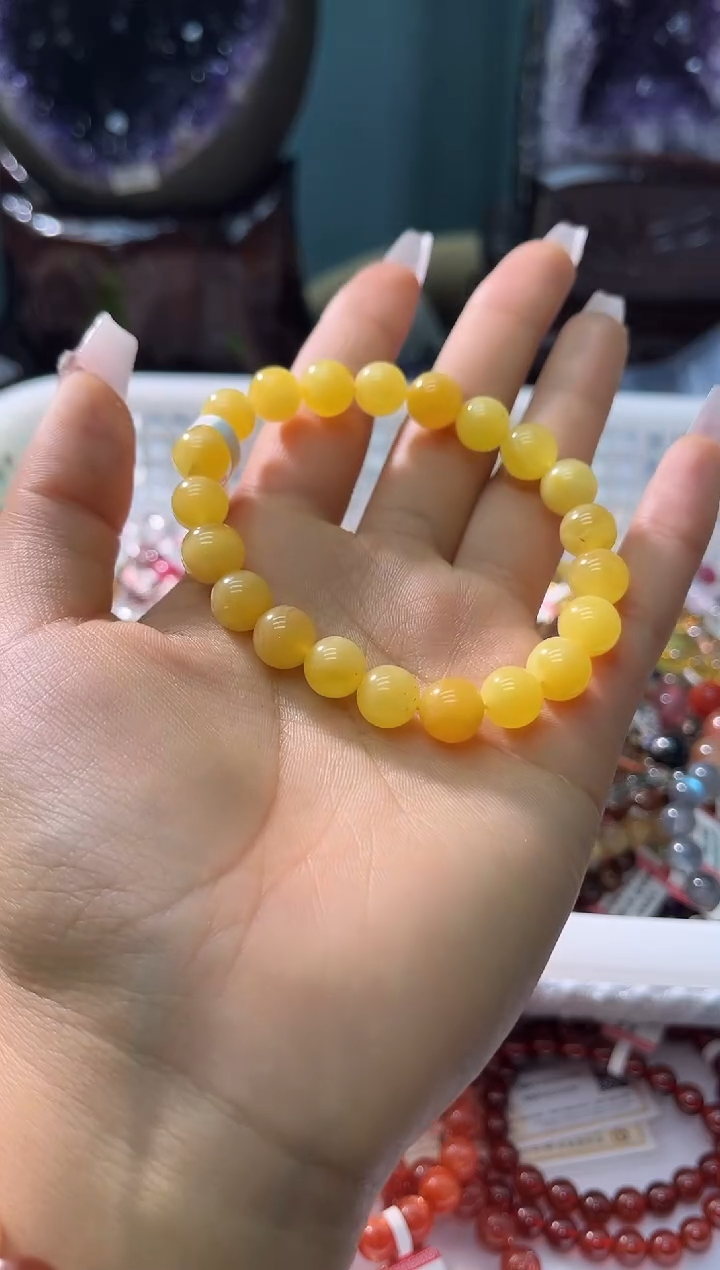 【闪购商品】蜜蜡手链未镶嵌51多样性发其一/9+