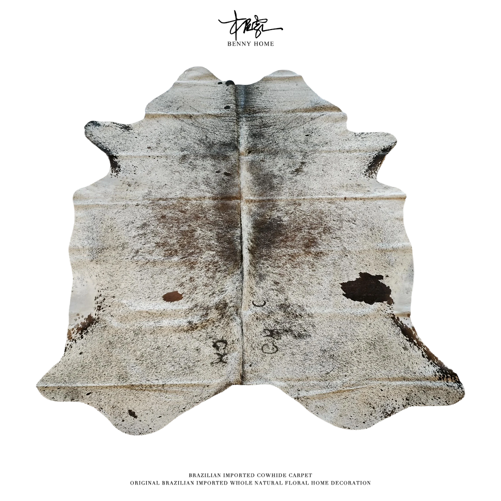 【本尼家】P396轻奢北欧风整张牛皮地毯240*190cm