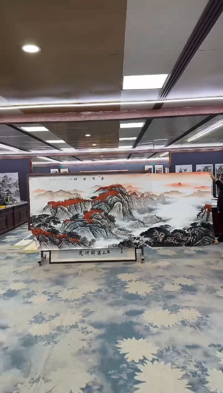 国画Y-王红兵-大丈二-山水画