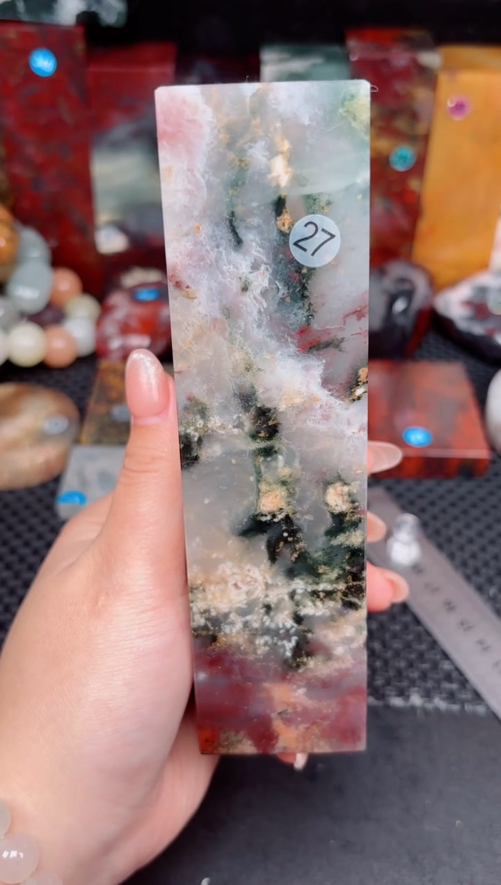 玉 桂林鸡血创意摆件装饰 编号：27