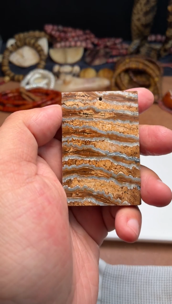 其他猛犸象牙罗*头杂件161-臼齿牌子