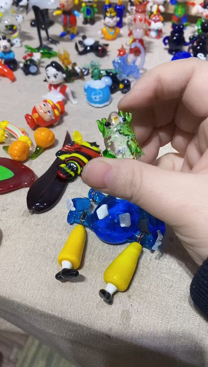 【闪购商品】琉璃手工艺品夜光青蛙