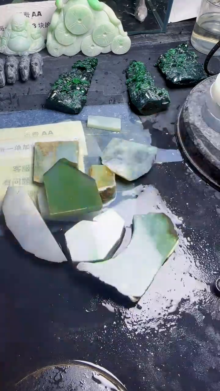 未镶嵌挂件翡翠天然翡翠073