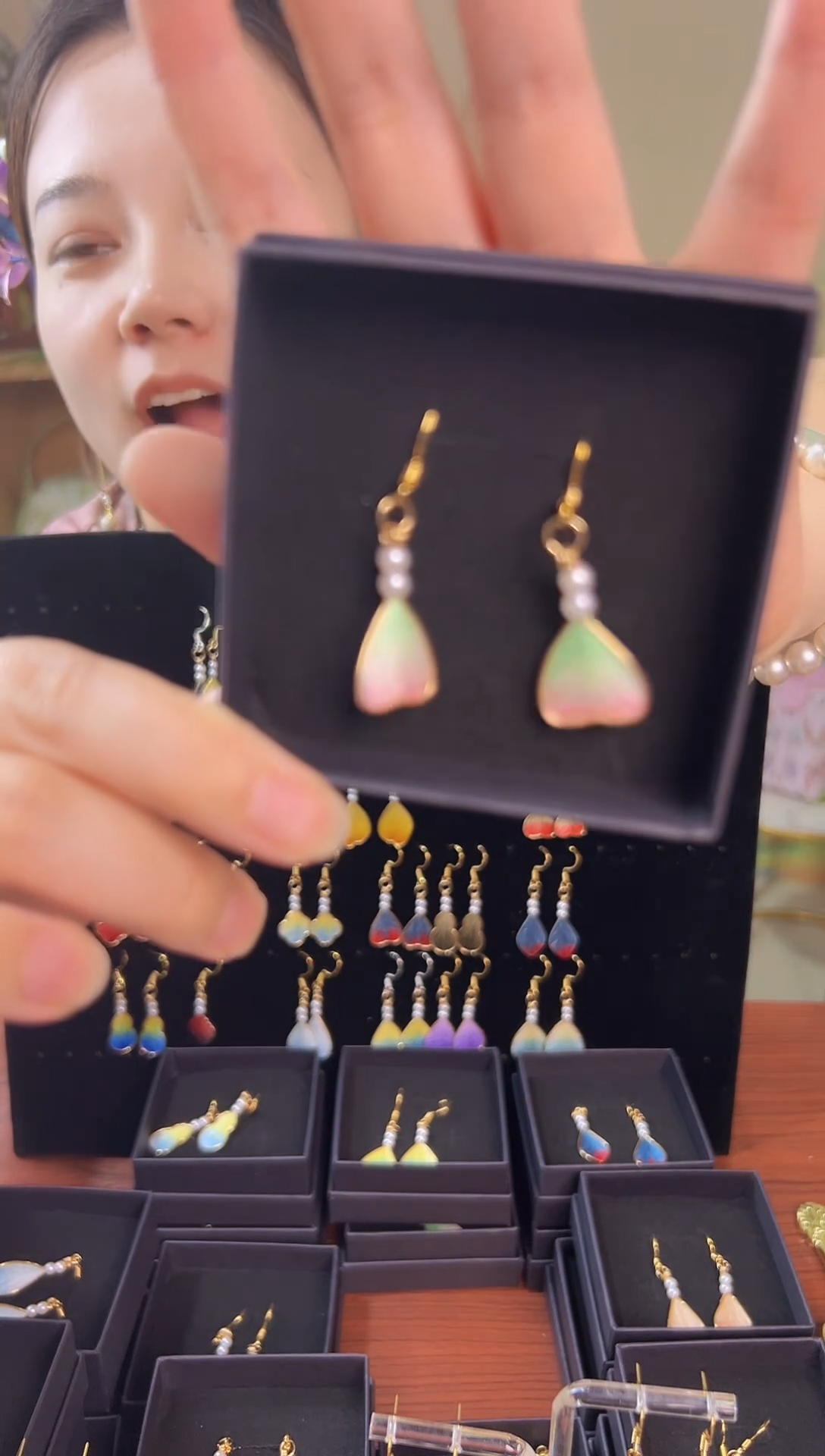 织绣非遗绒花纯手工