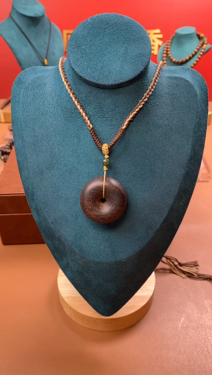 【闪购商品】沉香木手串Y沉水芽庄黄棋玉化虎斑瘤疤扣