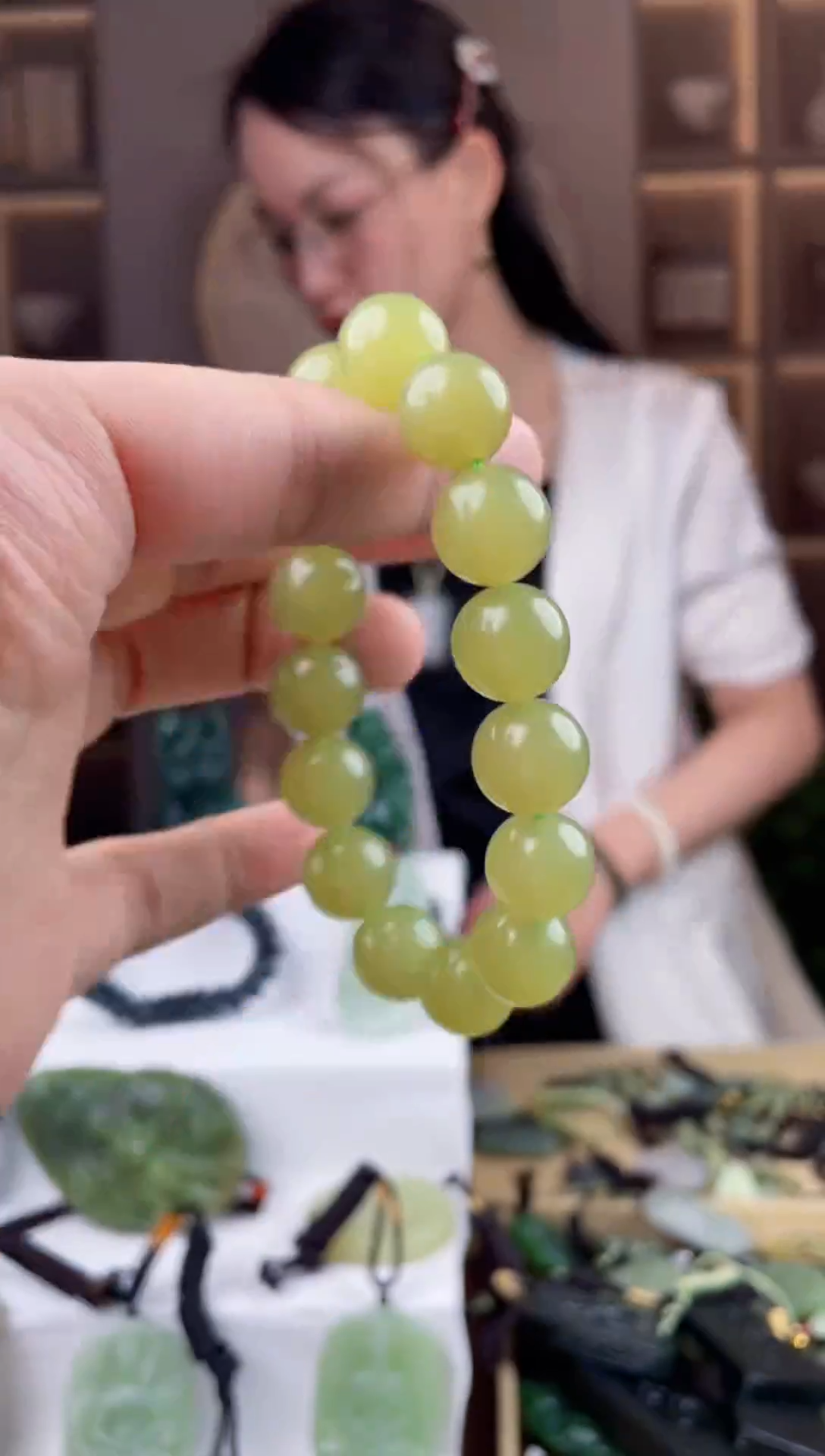 颈饰未镶嵌和田玉拍一发一，多样性发货