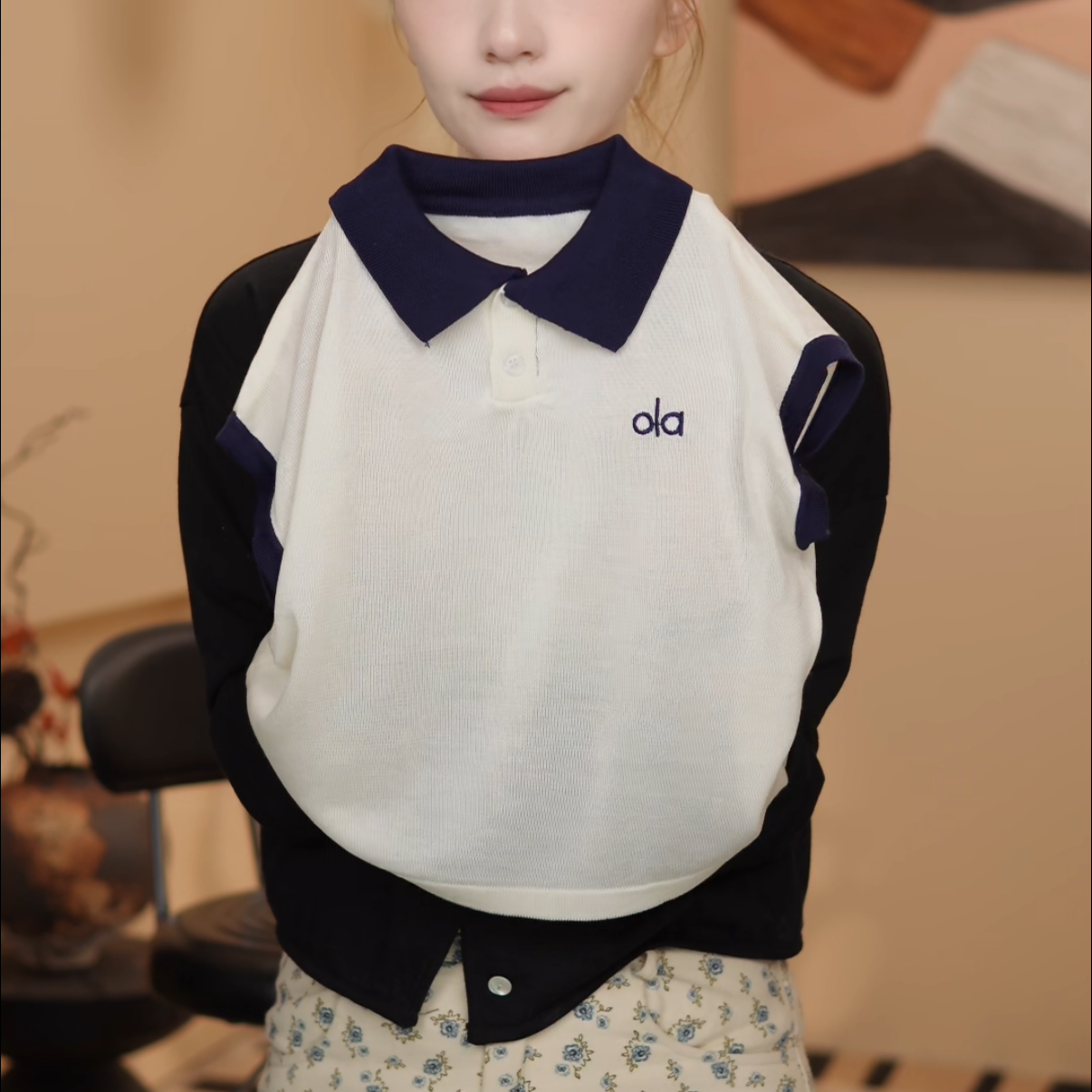 韩版2025儿童半袖夏季纯色刺绣Polo背心男女童冰冰凉凉T恤