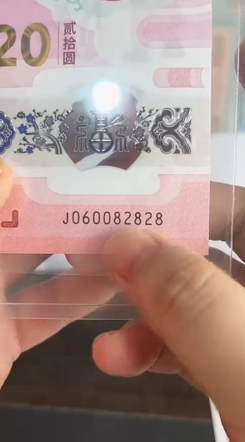 【闪购商品】塑料蛇钞包67分单张号码060082828