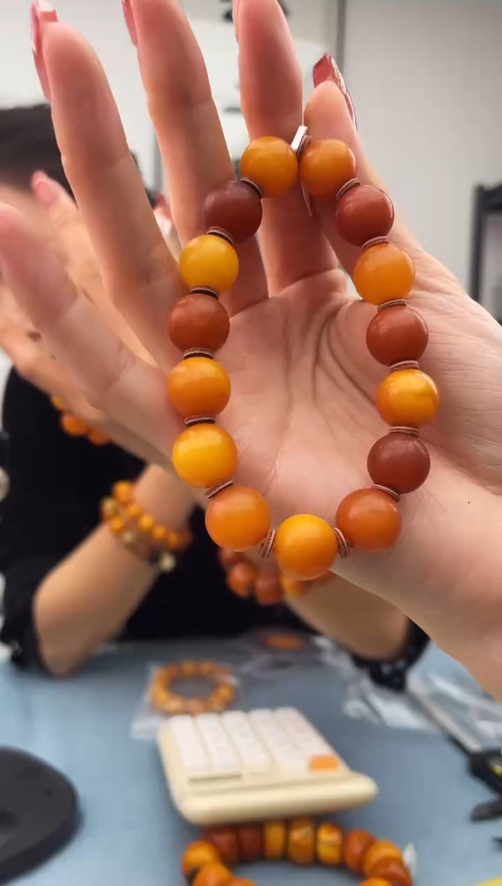【闪购商品】蜜蜡珠宝奇石未镶嵌微瑕，假一罚十017