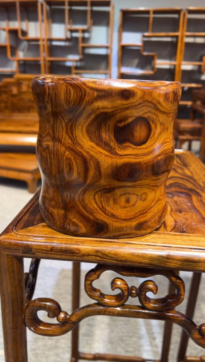 木天*笔筒 笔筒 红木家居