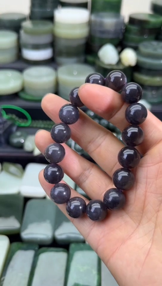 未镶嵌和田玉珠宝半成品手串卡12