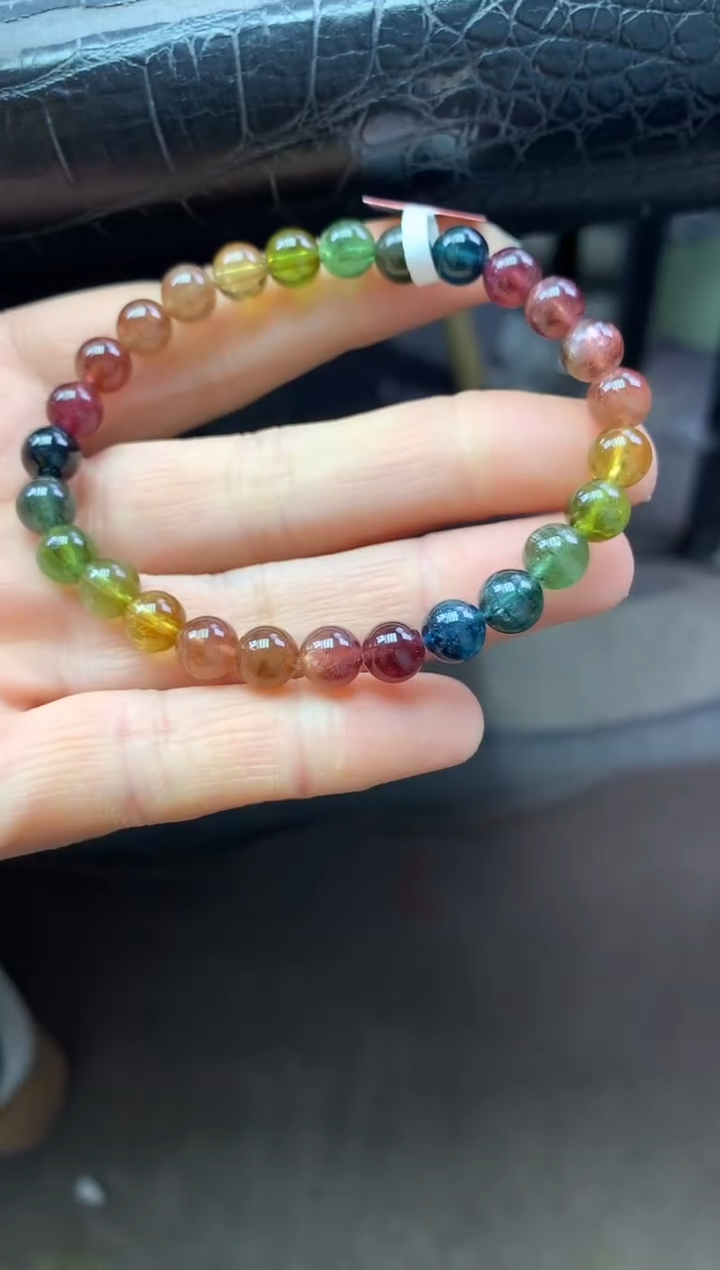 未镶嵌手串碧玺多样性发一条