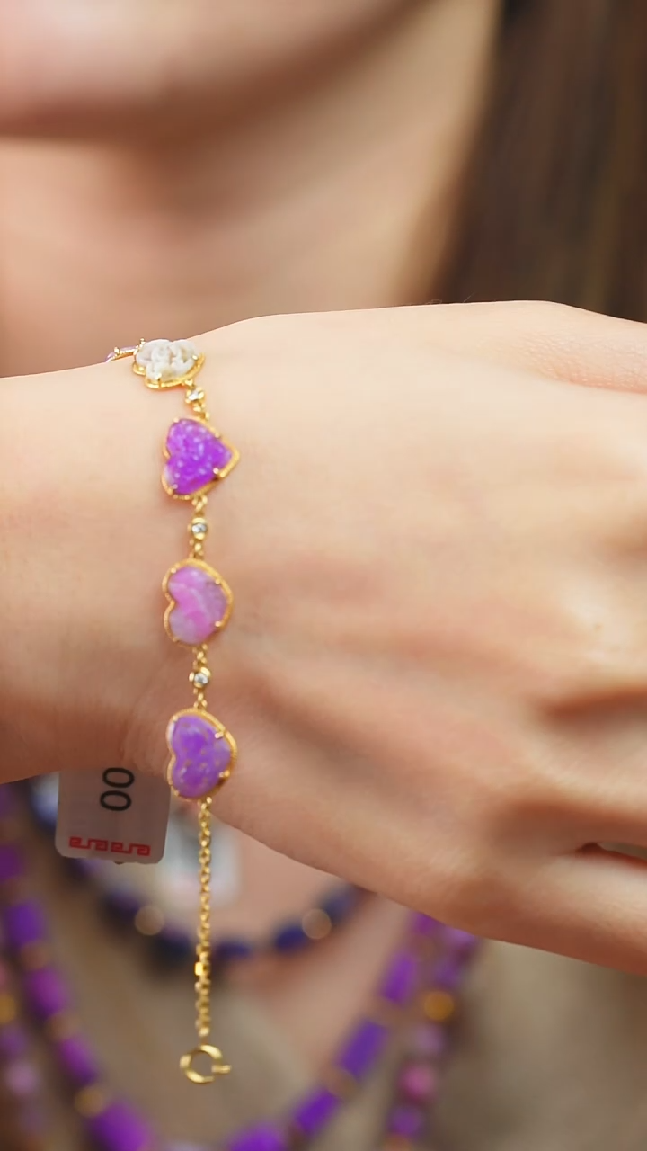 苏纪石（舒俱来）18K金镶嵌吊坠(不含链)2