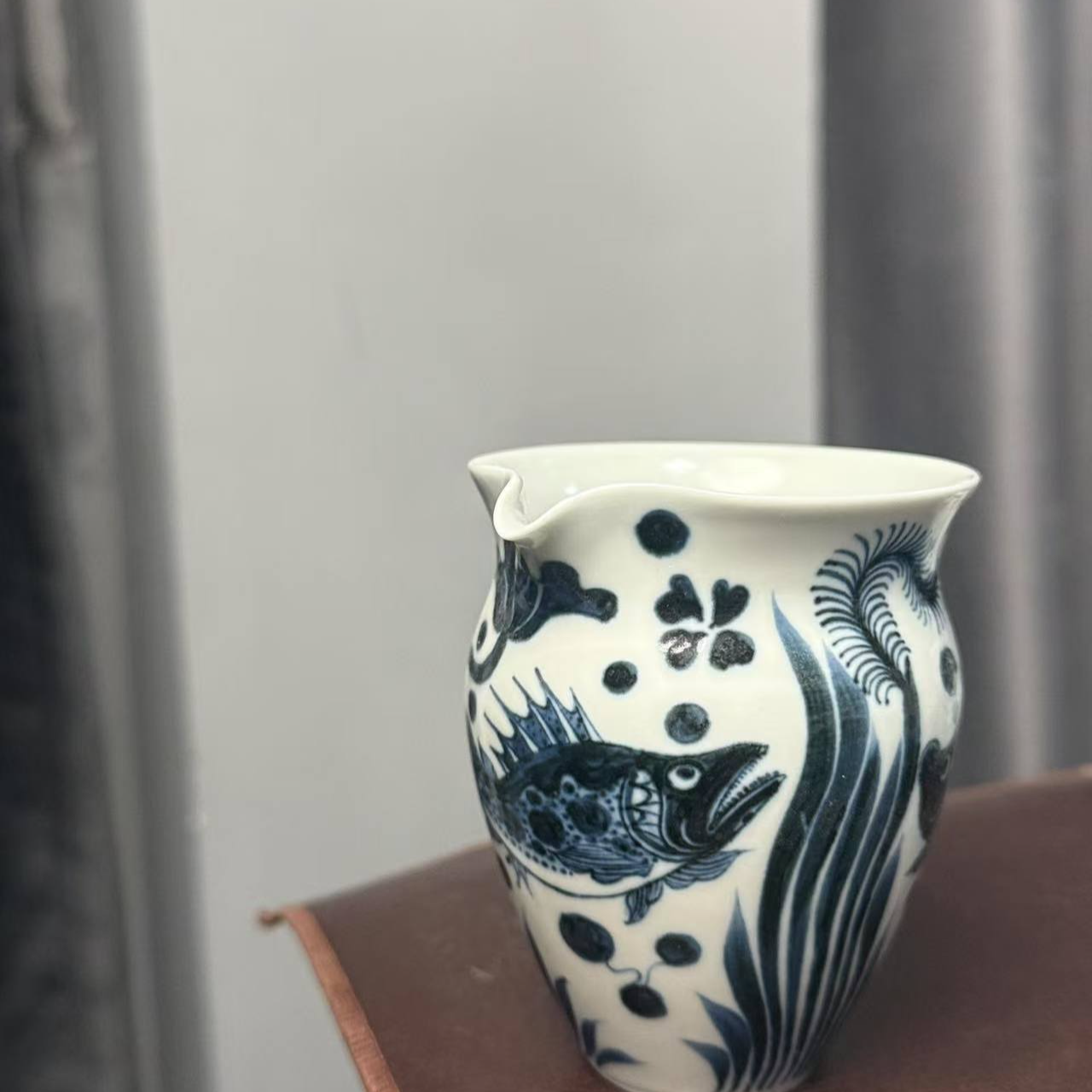 微瑕福利鱼藻深色公道杯