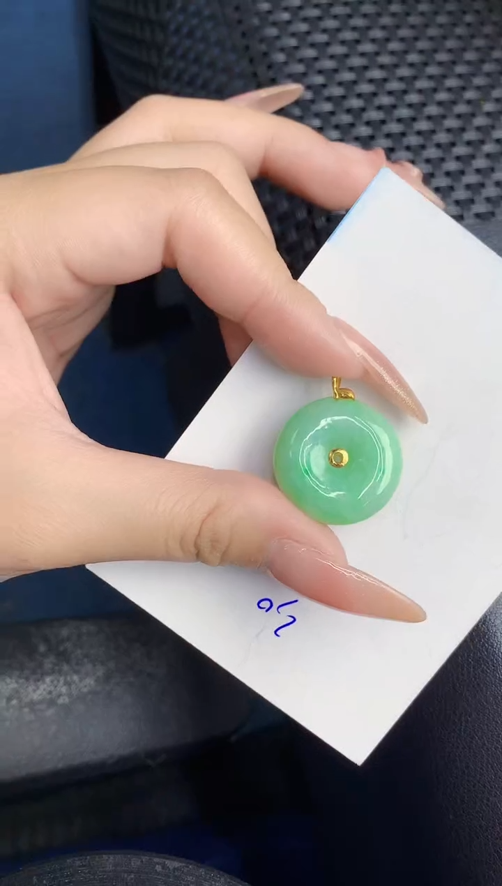 【闪购商品】翡翠颈饰18K金镶嵌000000000