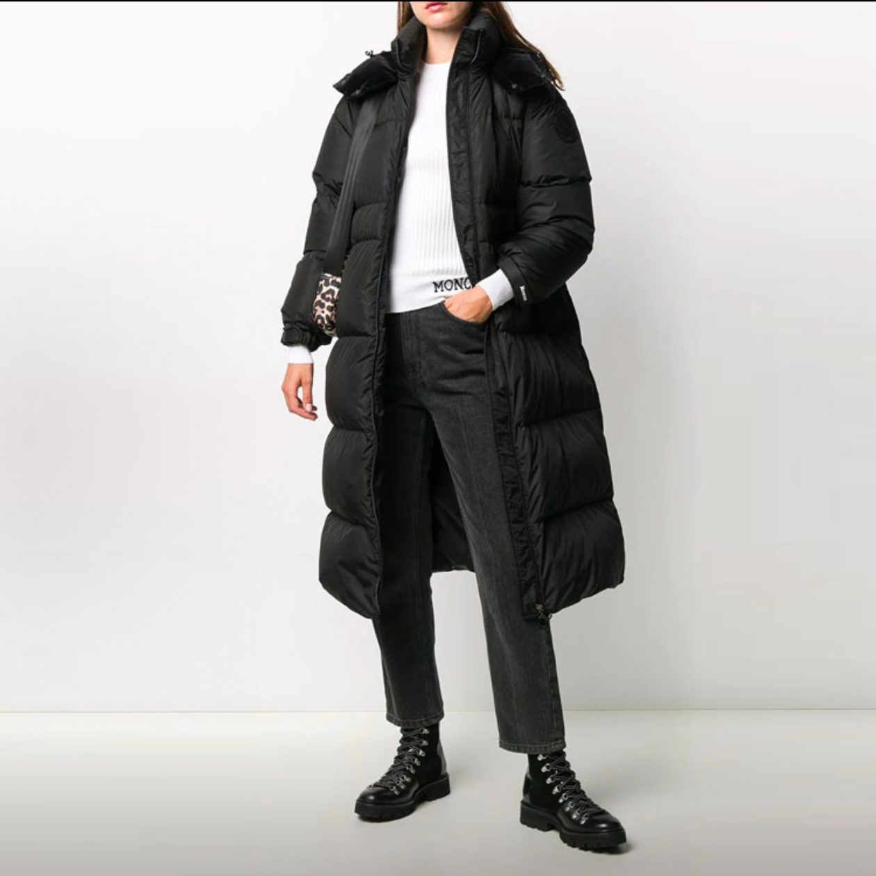 99新 MONCLER MONCLER蒙口4码羽绒服长款外套X15010