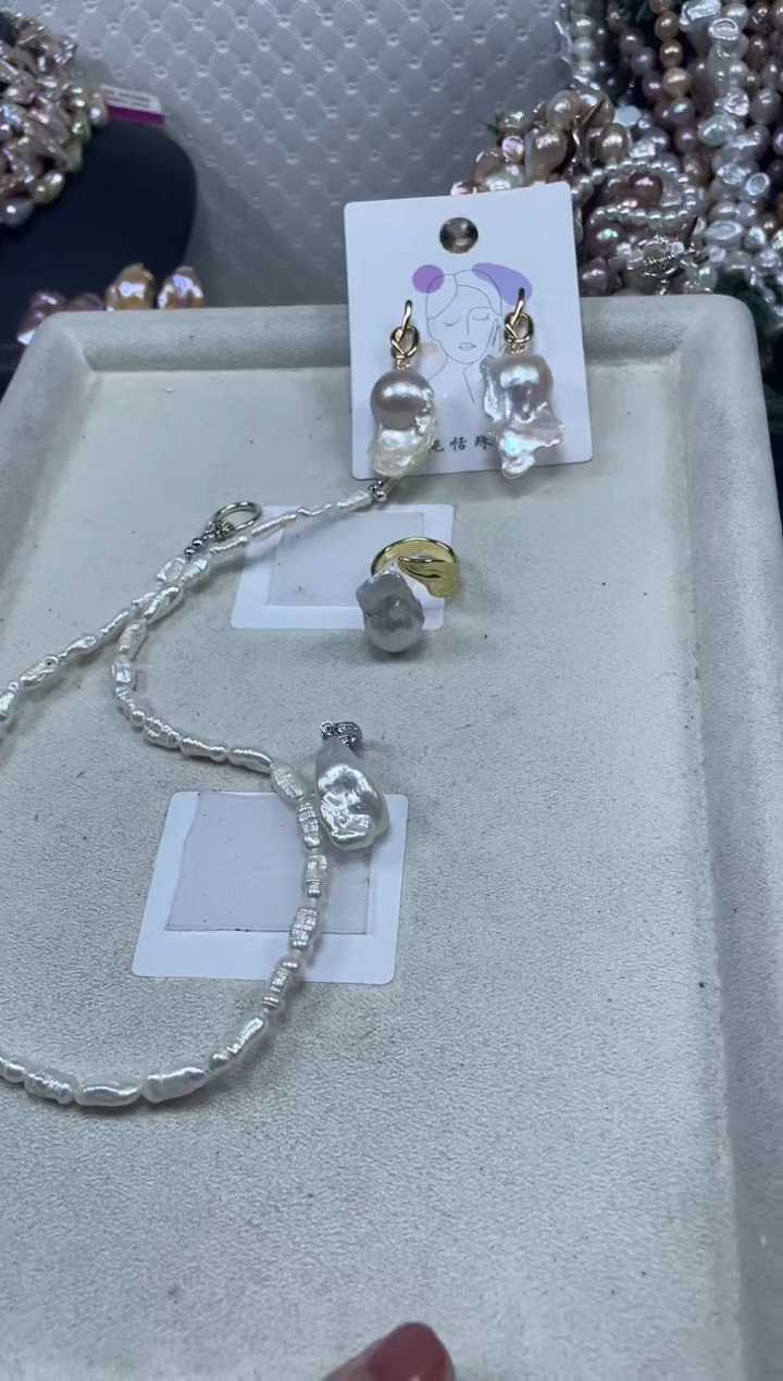 【闪购商品】淡水珍珠套链未镶嵌【纯恬珍珠】