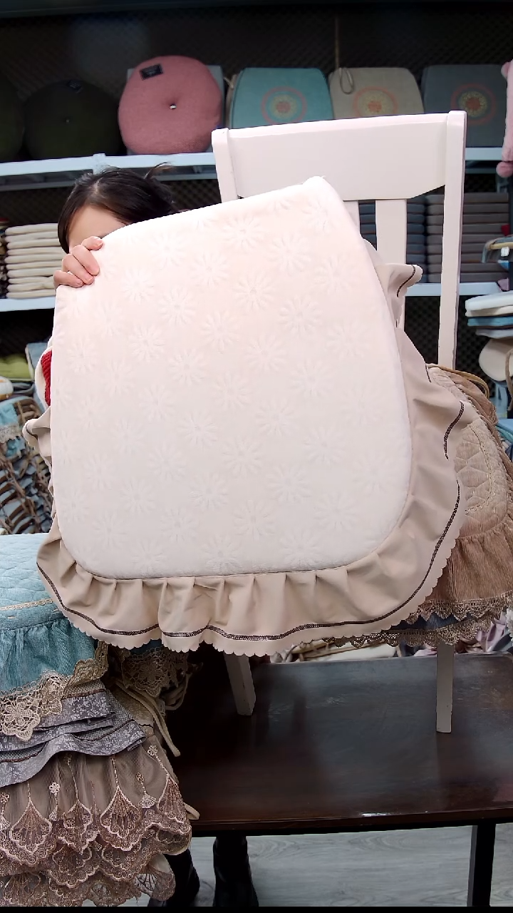 布太阳花菊花：米色4个