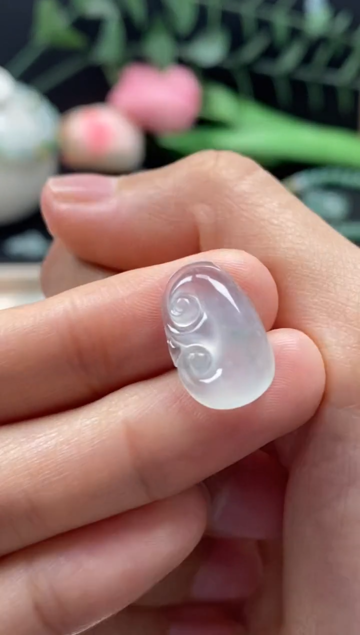 【闪购商品】翡翠颈饰未镶嵌翡翠冰种如意