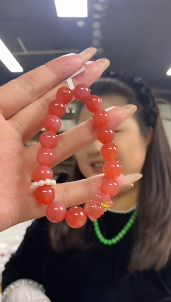 【闪购商品】玛瑙/玉髓手串未镶嵌多样性发其一颜色微差