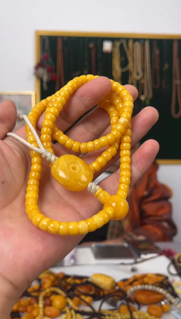 【闪购商品】蜜蜡项链未镶嵌噶玛家天然蜜蜡