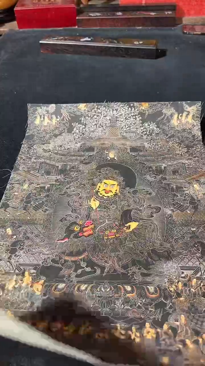 卷轴画藏式珍藏彩绘艺术馆905