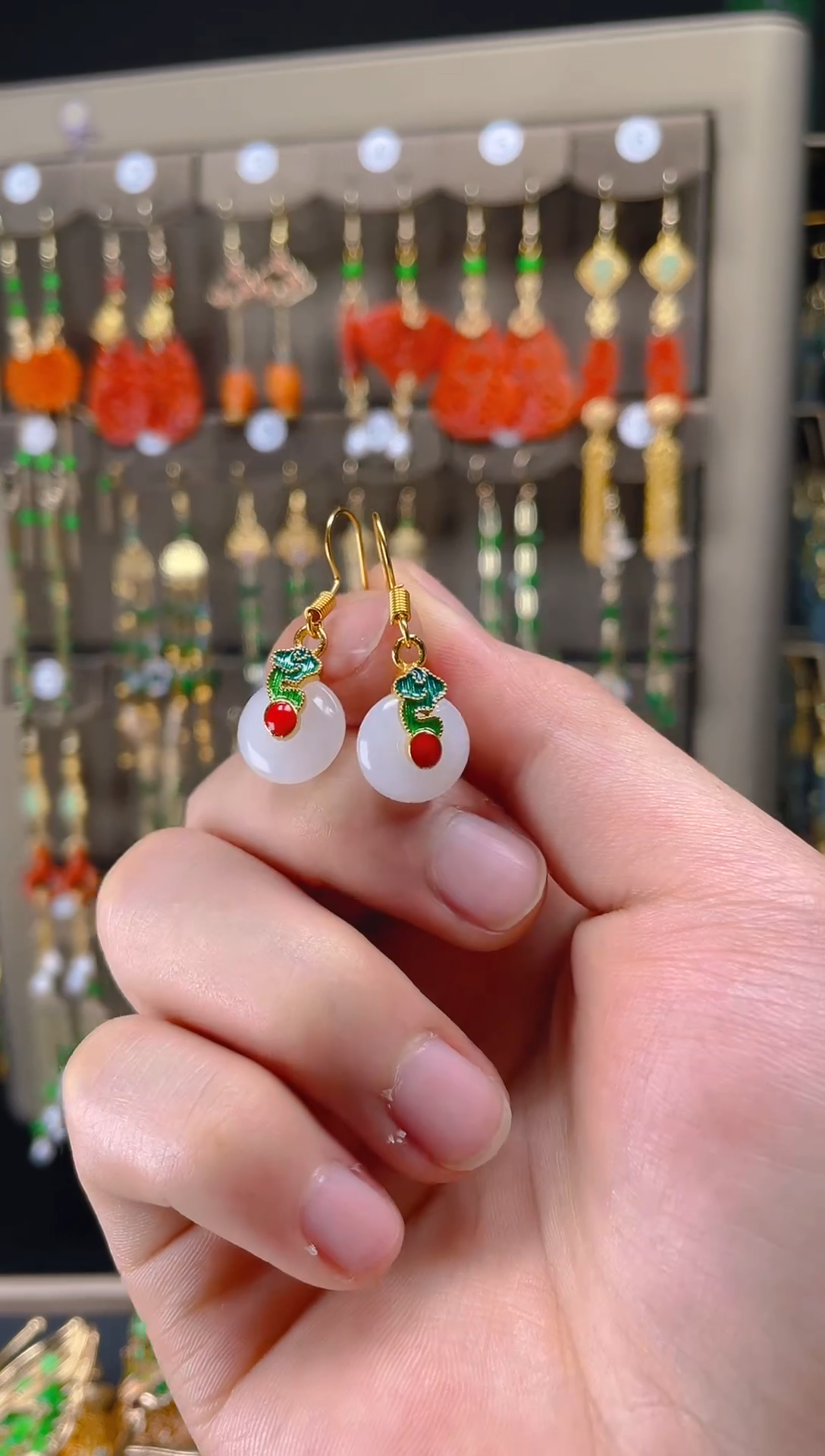 【闪购商品】玛瑙/玉髓耳饰合金040玛瑙饰品