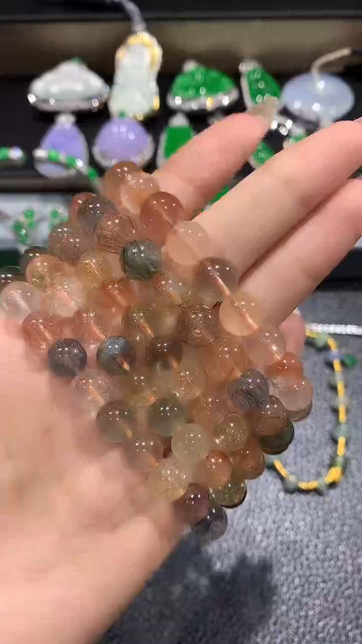 【闪购商品】水晶手链未镶嵌1多人多样性随机发货1件