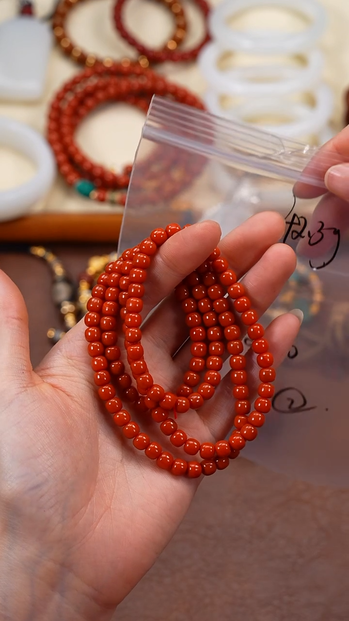 未镶嵌手串南红玛瑙小*柒禧文玩回血好物